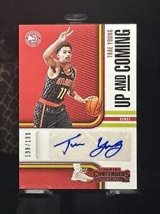New Listing2018-19 Panini Contenders Up And Coming Trae Young Rookie Auto /199 Raw