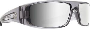 Spy Optics - Logan Sunglasses, Clear Smoke Happy Gray Green With Silver Mirror