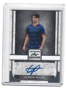 New Listing2022 Leaf Ultimate Soccer Charlie Patino Base Auto BA-CP1 Silver 02/18