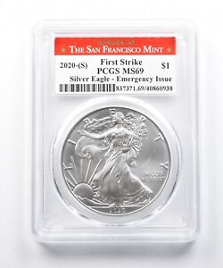 MS69 2020-(S) American Silver Eagle - First Strike - Graded PCGS *463