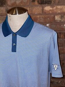 Adidas Adipure Butterfield Country Club Blue Striped Golf Polo Shirt XL