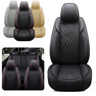 For Hyundai Tucson Accent Sonata Elantra 5-seat Leather Car Seat Covers Cushion (For: 2021 Hyundai Elantra)