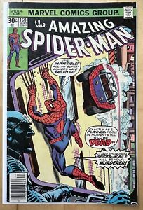 Amazing Spider-Man #160 Bronze Age Marvel 1976 Spider-mobile F+/VF-