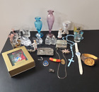 Grandma's Antique & Vintage Junk Drawer/Smalls Lot Oddity Perfume Bottle Lot#A3