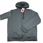 Mondetta Men's Softshell Active Hooded Full Zip Jacket CHARCOAL Medium (M)