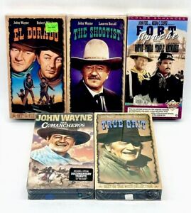 New ListingJohn Wayne NEW SEALED VHS Western Movies Lot of 5 WATERMARKS SHIPS FAST L@@K