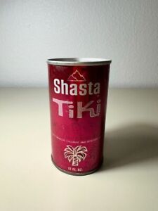 Vintage Original 1970s Shasta TIKI PUNCH Can Tiki Bar Mid-Century RARE