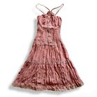 Y2k dusty pink knee length, two-layer, formal / cocktail fairy dress fits AU 6-8