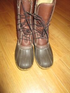 WOMENS LL BEAN BOOTS GENUINE SHEARLING  LNED BOOTS, SZ 8M NEW