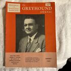 THE GREYHOUND JOURNAL 1957 DOG TRACK greyhound owners benevolent Society