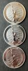 Lot of Three 2021 Niue $2 1oz Freedom/Liberty Silver Coins