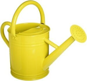 Gardener Select Metal Watering Can, Lemon - 3.5L (0.92 gallons)