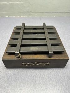 New ListingDeagan Vintage Antique 5 Plate Chimes Xylophone Early Wooden Music Box-Good Cond