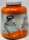 NOW FOODS Pea Protein, Pure Unflavored Powder 7 lbs BB 7/26 ~ Container Damaged