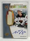 2022-23 UD Ultimate Collection Matt Boldy RC Debut Threads Patch Auto /49 WILD