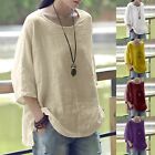 Plus Size Womens Summer Loose T-Shirt Tunic Tops Ladies Casual Baggy Blouse Tee