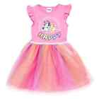 New Toddler Girl Bluey & Bingo Pink Tutu Dress 2 3 4 5