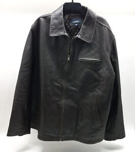Men's CHEROKEE Brown Leather Jacket XXL