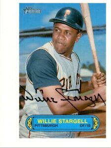 WILLIE STARGELL 2022 Topps Heritage 1973 Pin Ups Box Topper #73PU-33