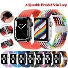 Elastic Braided Solo Loop Watch Band For Apple Watch Series 8 7 6 SE 5 4 3 2 1
