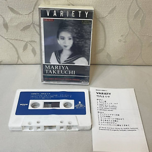 Mariya Takeuchi VARIETY Retro Cassette Tape Plastic Love Tatsuro Yamashita