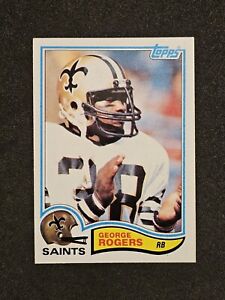 1982 Topps George Rogers Rookie Card RC #410 New Orleans Saints NM-MT