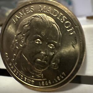 New Listing2007 P James Madison Presidential Dollar Coin $1