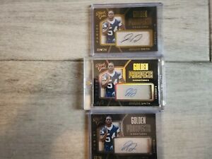 2016 Black Gold Rookie RC Auto Lot Jaylon Smith #/199 #49 and #1/1 (3 total)