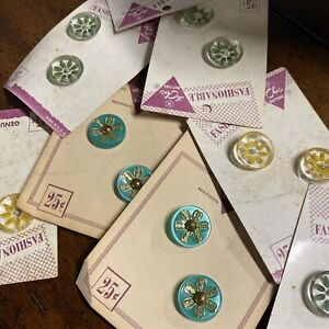 Vintage sewing notions buttons