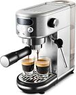 Used Excellent Neretva 20 Bar Espresso Machine with Frothing Steam Wand 1350W