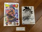 Dragon Ball Super Comic Vol. 20 with Goku Plastic Card Autographed by Toyotaro