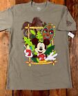 Disney D23 Expo 2019 MED Mickey Mouse Dole Whip & Tiki Tee Shirt LIMITED EDITION