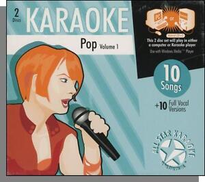 Karaoke CD+G - Pop Volume 1 - New 10 Song All-Star Karaoke CD!
