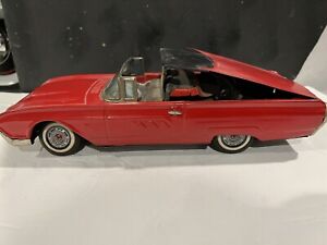 Vintage Made in Japan Yonezawa Ford Thunderbird Convertible 1963 Tin Toy Car