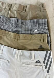 Lot Of 4 Adidas Stretch Golf Shorts Mens Size 32 Ultimate365