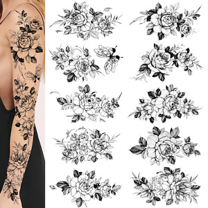 Sexy Temporary Tattoos for Women Abdomen Chest Waist and Back Apply False US