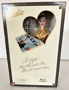 Barbie 2001 See’s Candies I Left My Heart In San Francisco NIDB As Is