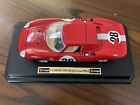 Burago 1966 Ferrari 250 Le Mans Daytona 1:24 Diecast Metal Model Car Red & Beige