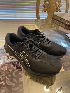 ASICS Mens Gel-Kayano 27 Black Running Shoes Size 12 Wide