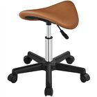 Saddle Stool Chair with PU Leather for Massage Tattoo Dental Facial Spa Office