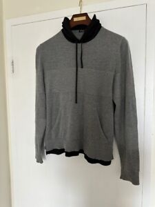 Kiton Cashmere-Silk Sweater Hoodie 50IT 40US