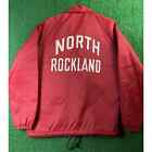 Vintage 60s North Rockland High School Deep Pile Fleece Lined Medium Jacket USA