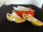 Nike Premier II FG Leather Size 8,5 Soccer Cleats Gold White