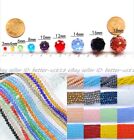 Wholesale Quality Czech Crystal Faceted Rondelle Spacer Beads 4MM 6MM 8MM 10MM
