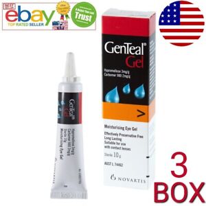 Genteal Gel 3 Pack Exp2025 30g OFFICIAL USA Dry Eye Care Lubricant Bestseller