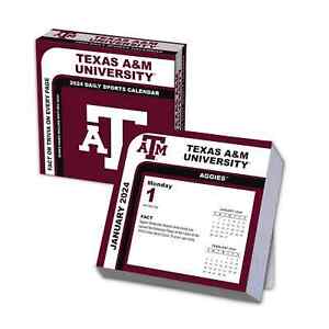 Turner Texas A&M 2024 Daily Boxed Calendar w