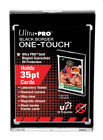 (1) Ultra Pro Black Border One-Touch Magnetic Card Holder 35pt Free Shipping!