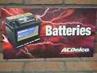 AC Delco BATTERY Store Display Rack Sign AC-Delco point of purchase sign