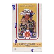 New Listing2023/24 Topps Chrome McDonalds All-American Basketball Hobby Box