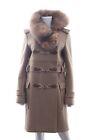 Balenciaga Fox Fur-Trimmed Wool Coat - Runway Collection / Camel
